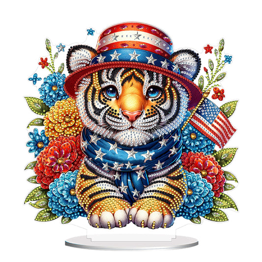 PET Double Sided Special Shaped Animal Diamond Painting Desktop Decor for Adults