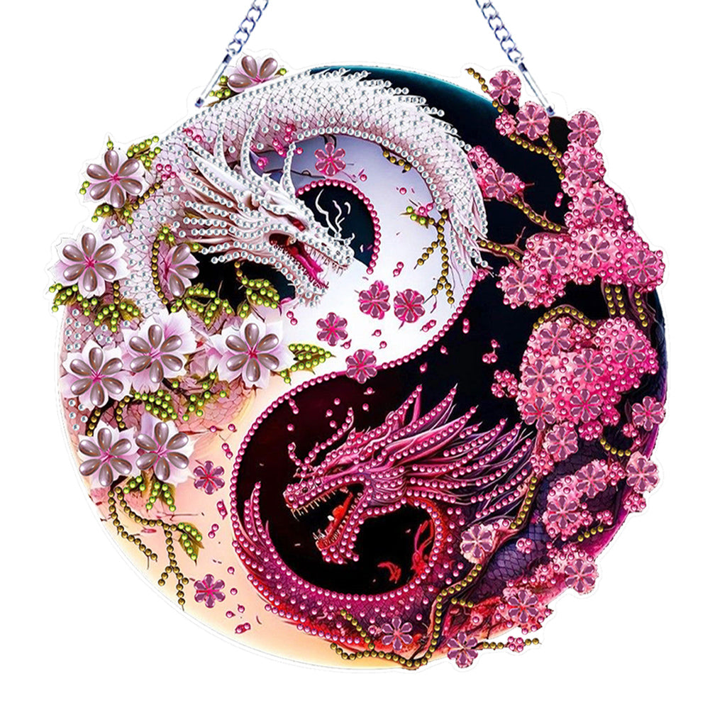 PET Double Sided Special Shaped Animal DIY Diamond Painting Hanging Home Decor