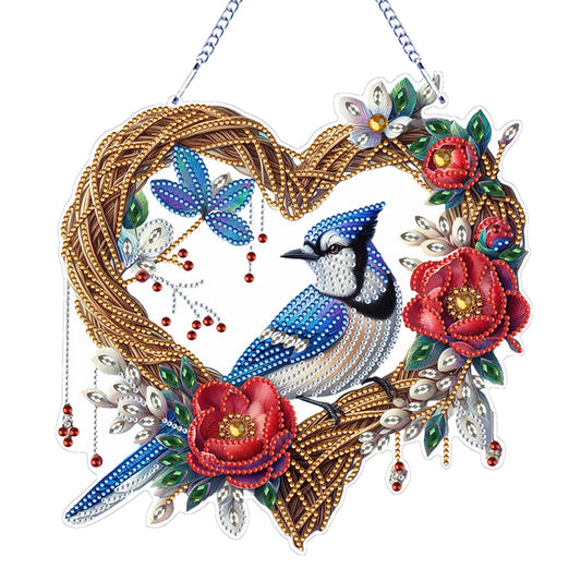 PET Double Sided Special Shaped Animal DIY Diamond Painting Hanging Home Decor