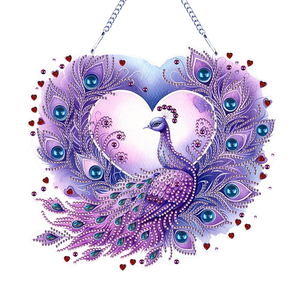 PET Double Sided Special Shaped Animal DIY Diamond Painting Hanging Home Decor