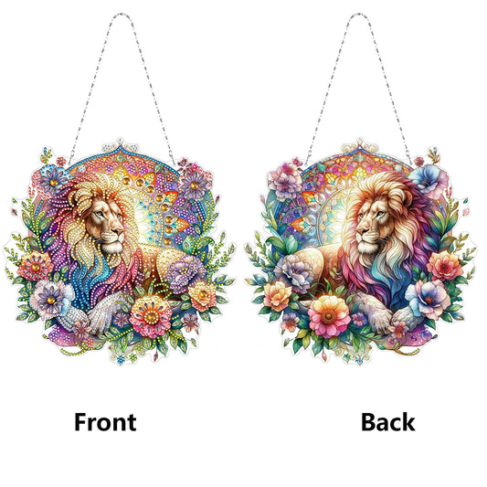PET Double Sided Special Shaped Animal DIY Diamond Painting Hanging Home Decor