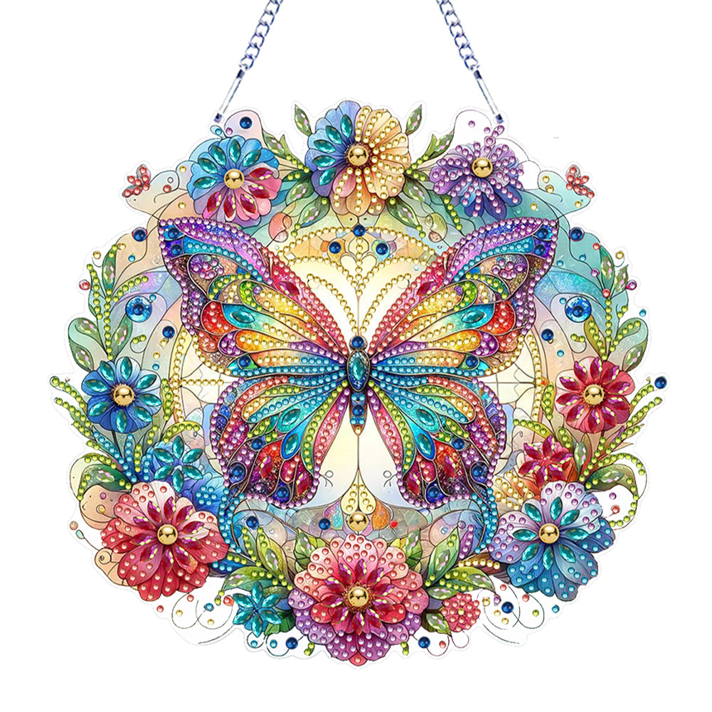 PET Double Sided Special Shaped Animal DIY Diamond Painting Hanging Home Decor