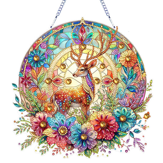 PET Double Sided Special Shaped Animal DIY Diamond Painting Hanging Home Decor
