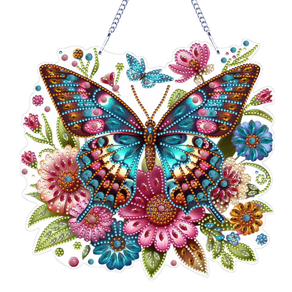 PET Double Sided Special Shaped Animal DIY Diamond Painting Hanging Home Decor