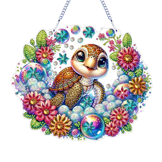 PET Double Sided Special Shaped Animal DIY Diamond Painting Hanging Home Decor