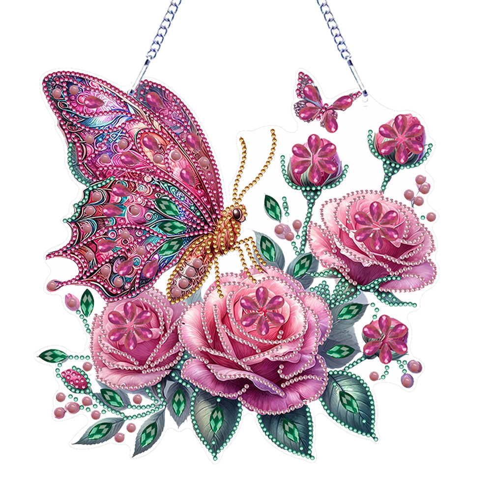 PET Double Sided Special Shaped Animal DIY Diamond Painting Hanging Home Decor