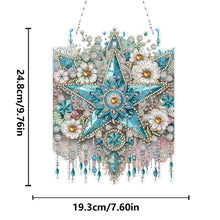 Load image into Gallery viewer, PET Double Sided Special Shaped Color Flower Hanging Diamond Art Kits Home Decor
