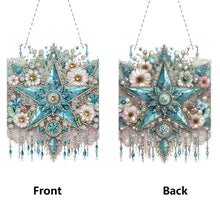 Load image into Gallery viewer, PET Double Sided Special Shaped Color Flower Hanging Diamond Art Kits Home Decor
