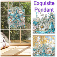 Load image into Gallery viewer, PET Double Sided Special Shaped Color Flower Hanging Diamond Art Kits Home Decor
