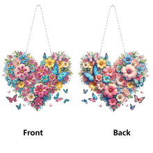 Load image into Gallery viewer, PET Double Sided Special Shaped Color Flower Hanging Diamond Art Kits Home Decor
