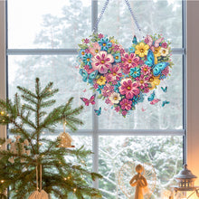 Load image into Gallery viewer, PET Double Sided Special Shaped Color Flower Hanging Diamond Art Kits Home Decor
