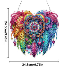 Load image into Gallery viewer, PET Double Sided Special Shaped Color Flower Hanging Diamond Art Kits Home Decor
