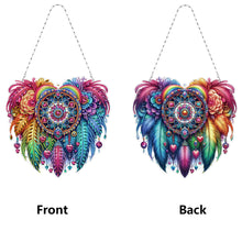 Load image into Gallery viewer, PET Double Sided Special Shaped Color Flower Hanging Diamond Art Kits Home Decor

