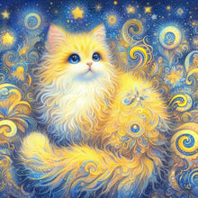 Load image into Gallery viewer, Diamond Painting - Full Round - Yellow cat (40*40CM)
