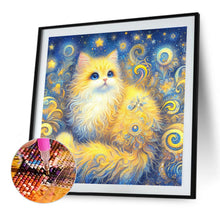 Load image into Gallery viewer, Diamond Painting - Full Round - Yellow cat (40*40CM)
