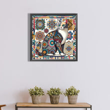 Load image into Gallery viewer, Diamond Painting - Full Round - Mandala and cat (40*40CM)
