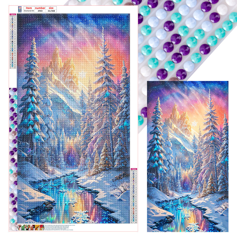 Diamond Painting - Full Round - Ice and snow world (40*70CM)