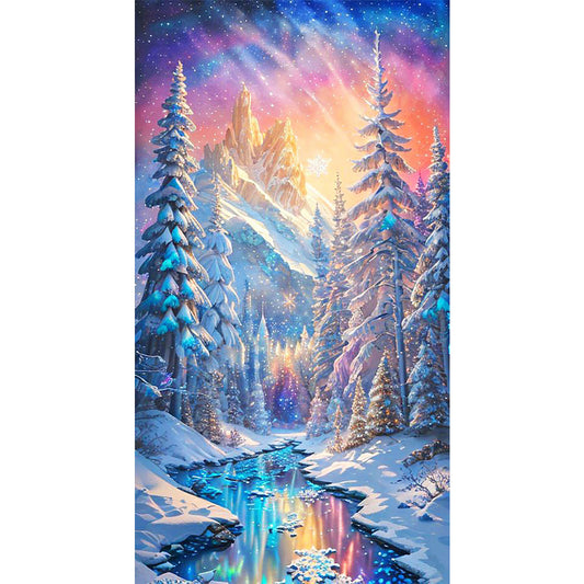 Diamond Painting - Full Round - Ice and snow world (40*70CM)