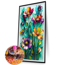 Load image into Gallery viewer, AB Diamond Painting - Full Round - Glass flower (40*70CM)
