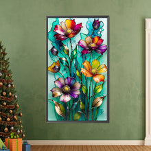 Load image into Gallery viewer, AB Diamond Painting - Full Round - Glass flower (40*70CM)
