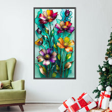 Load image into Gallery viewer, AB Diamond Painting - Full Round - Glass flower (40*70CM)
