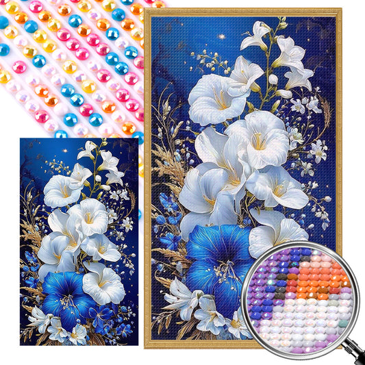 AB Diamond Painting - Full Round - Morning flower (40*70CM)