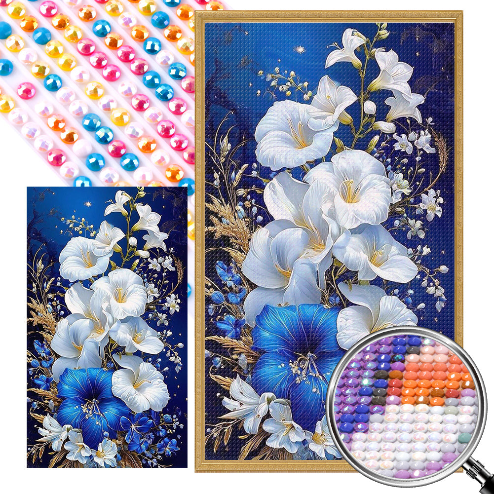 AB Diamond Painting - Full Round - Morning flower (40*70CM)