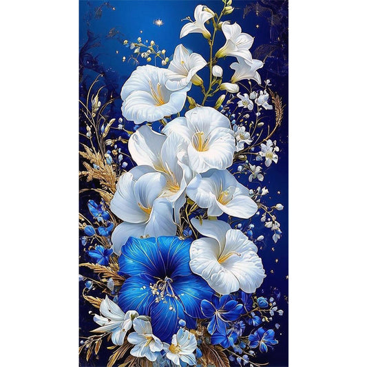 AB Diamond Painting - Full Round - Morning flower (40*70CM)