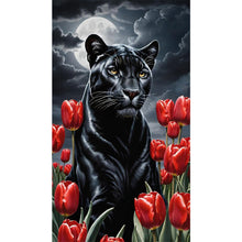 Load image into Gallery viewer, AB Diamond Painting - Full Round - Tulip black panther (40*70CM)
