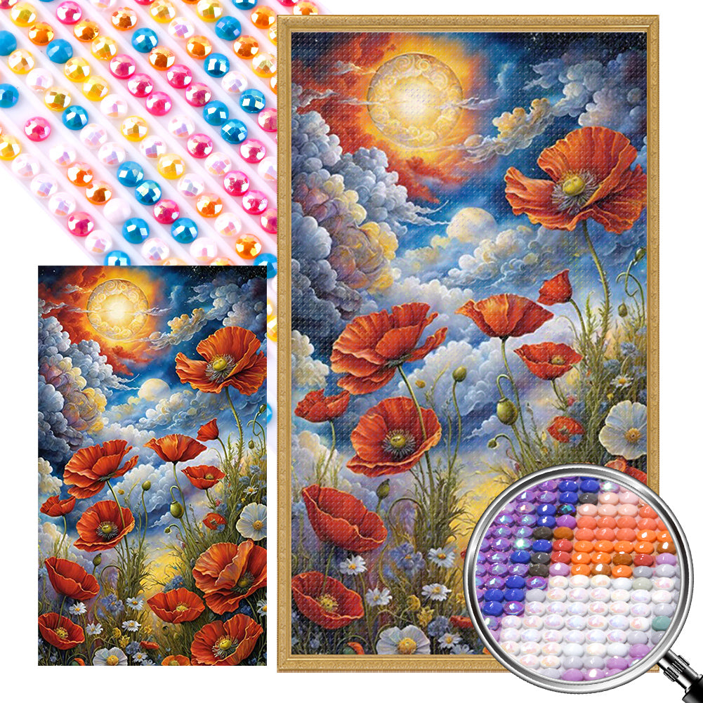 AB Diamond Painting - Full Round - Poppy (40*70CM)