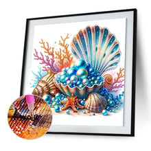 Load image into Gallery viewer, Diamond Painting - Partial Special Shaped - Shell pearl (30*30CM)
