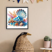 Load image into Gallery viewer, Diamond Painting - Partial Special Shaped - Shell pearl (30*30CM)
