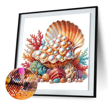 Load image into Gallery viewer, Diamond Painting - Partial Special Shaped - Shell pearl (30*30CM)
