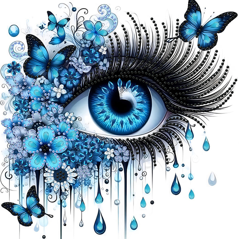 Diamond Painting - Partial Special Shaped - Eye of the soul (30*30CM)