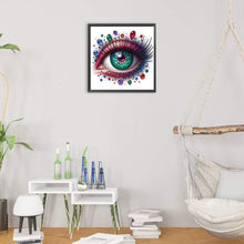 Load image into Gallery viewer, Diamond Painting - Partial Special Shaped - Eye of the soul (30*30CM)
