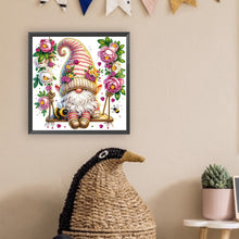 Load image into Gallery viewer, Diamond Painting - Partial Special Shaped - Swing gnome (30*30CM)
