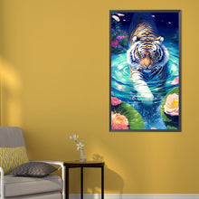 Load image into Gallery viewer, AB Diamond Painting - Full Square - Tiger (40*70CM)
