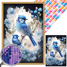 Load image into Gallery viewer, AB Diamond Painting - Full Square - Blue bird (40*60CM)
