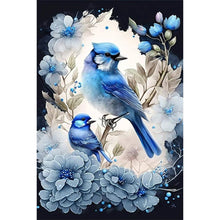 Load image into Gallery viewer, AB Diamond Painting - Full Square - Blue bird (40*60CM)
