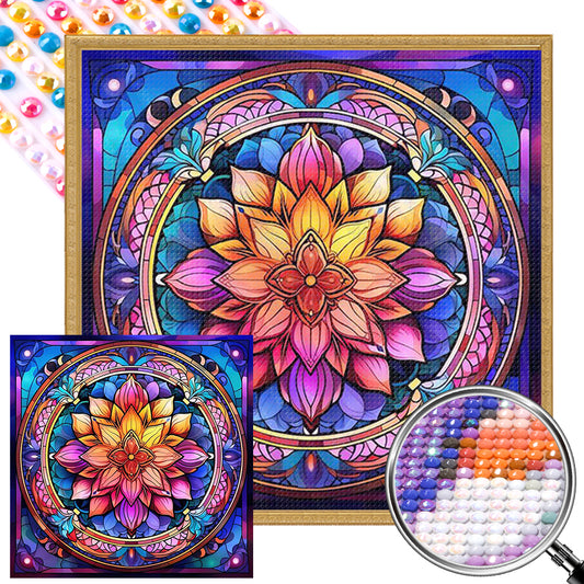 AB Diamond Painting - Full Round - Mandala (40*40CM)