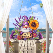 Load image into Gallery viewer, Goblin DIY Diamond Painting Art Pendant with Light Strip for Wall Window
