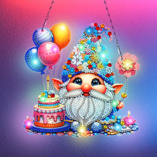 Load image into Gallery viewer, Goblin DIY Diamond Painting Art Pendant with Light Strip for Wall Window
