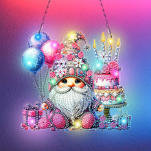 Load image into Gallery viewer, Goblin DIY Diamond Painting Art Pendant with Light Strip for Wall Window
