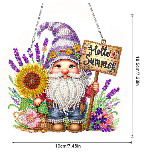 Goblin DIY Diamond Painting Art Pendant with Light Strip for Wall Window