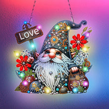 Load image into Gallery viewer, Goblin DIY Diamond Painting Art Pendant with Light Strip for Wall Window
