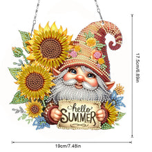 Load image into Gallery viewer, Goblin DIY Diamond Painting Art Pendant with Light Strip for Wall Window

