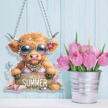 Load image into Gallery viewer, Animals Hanging Diamond Art Kits Diamond Painting Hanging Decorations Home Decor
