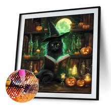 Load image into Gallery viewer, Diamond Painting - Full Square - Black cat (40*40CM)
