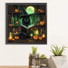 Load image into Gallery viewer, Diamond Painting - Full Square - Black cat (40*40CM)

