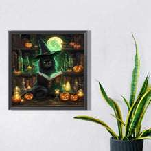 Load image into Gallery viewer, Diamond Painting - Full Square - Black cat (40*40CM)
